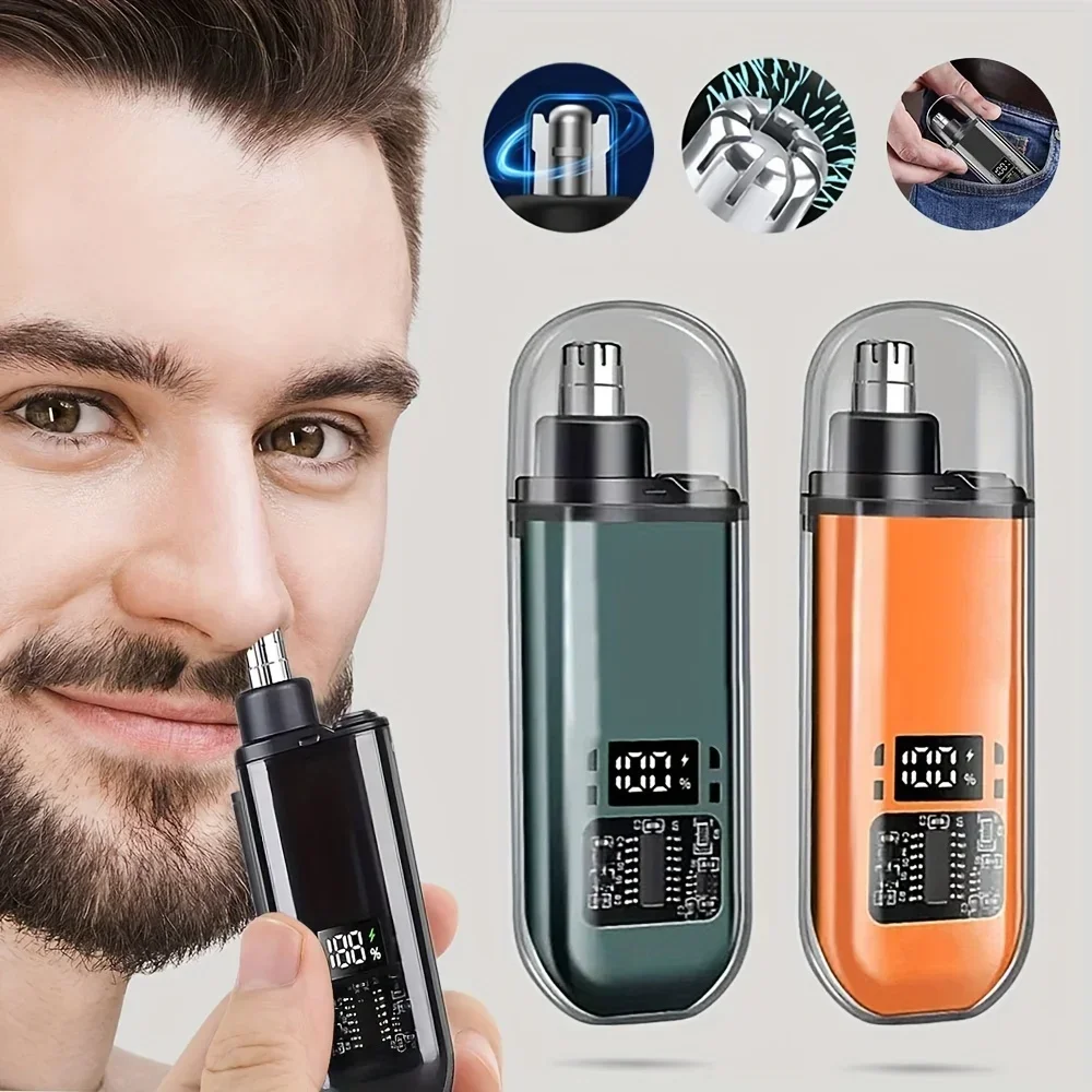Men'S Grooming Haircut - 코 귀털 트리머 USB 충전식 남성용
