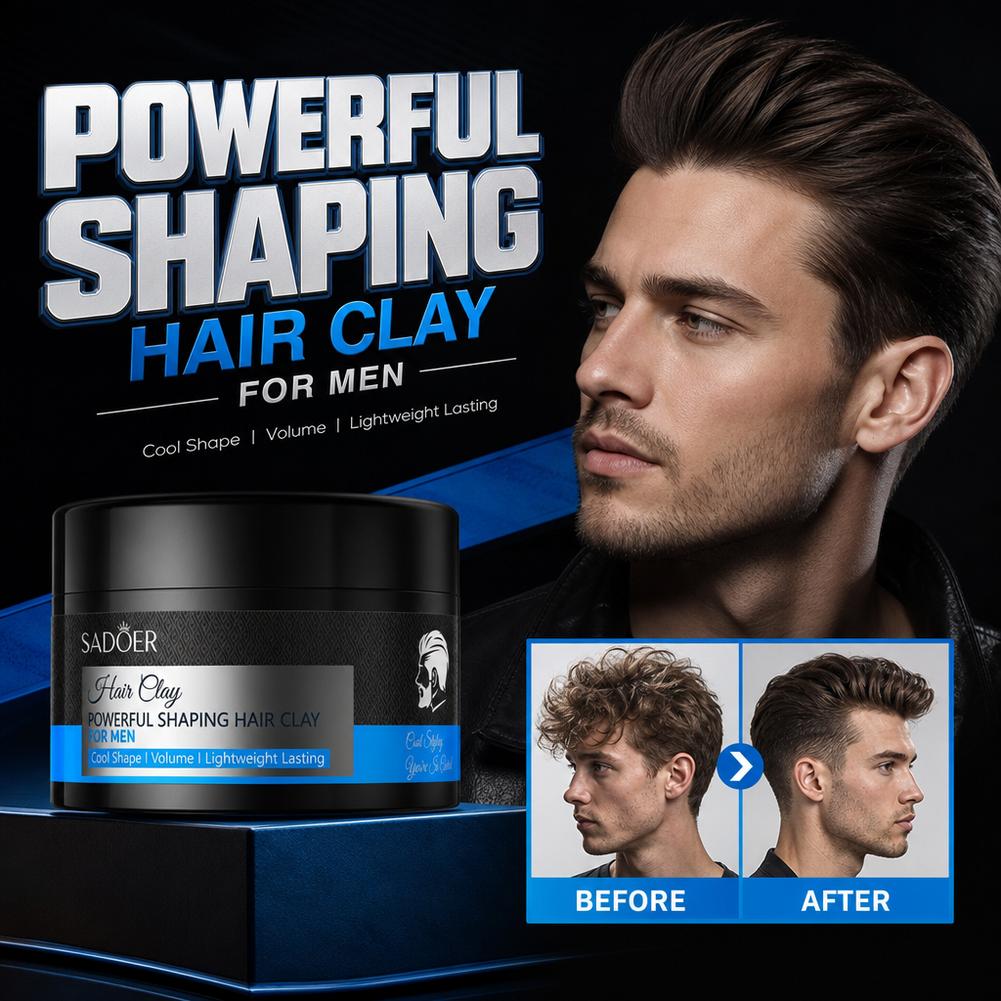 Men'S Grooming Haircut - 매트 헤어 스타일링 클레이 강력 고정