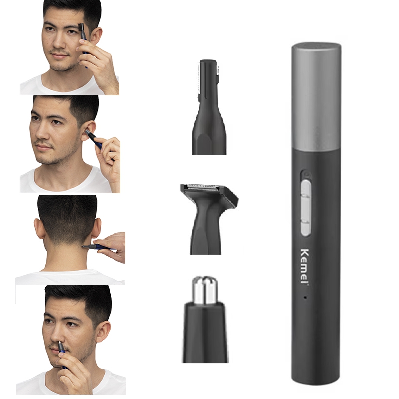 Nose Hair Trimmer - 케메이 프로 충전식 코털 트리머 펜