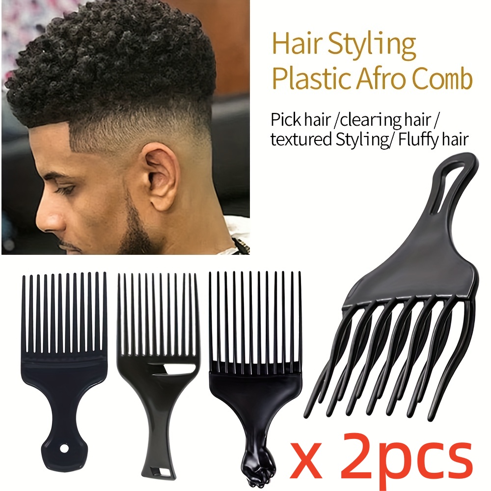 Men'S Grooming Haircut - 2개입/팩 전문 이발사 헤어 스타일링 아프로