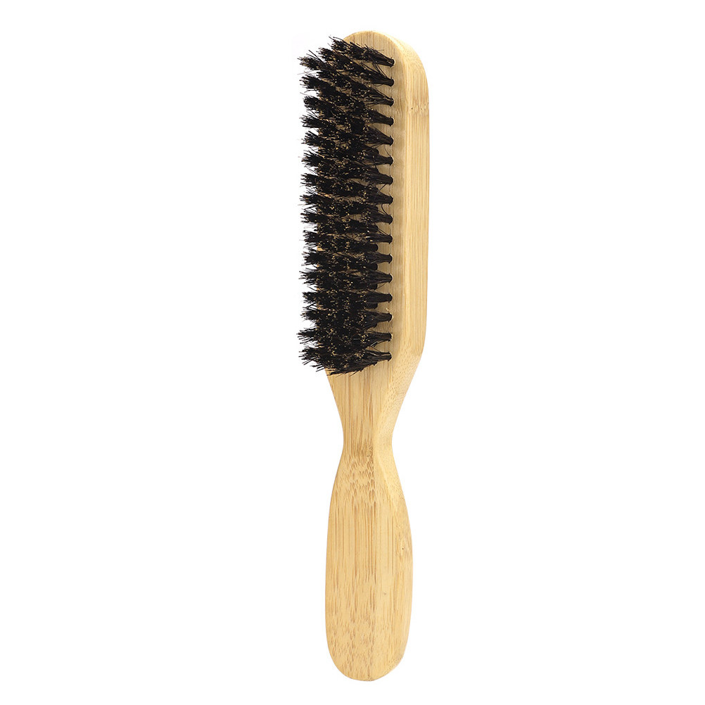 Men Grooming Usa - 남성용 멧돼지털 수염 브러쉬, 콧수염 정리
