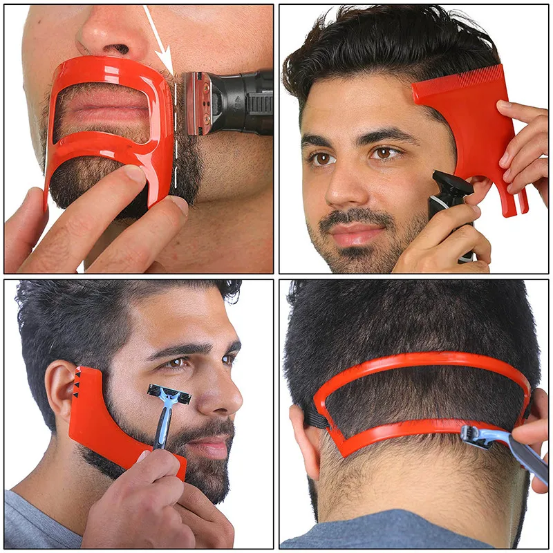 2/4Pcs 남자의 수염 빗 헤어 트리머 플라스틱 남자 - Men'S Grooming Haircut 리뷰 및 가격