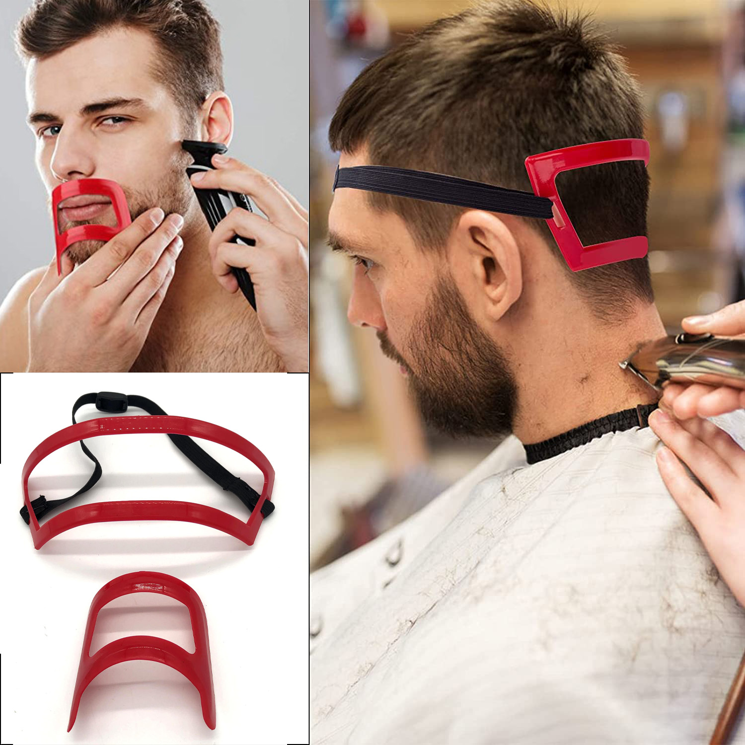 2/4Pcs 남자의 수염 빗 헤어 트리머 플라스틱 남자 - Men'S Grooming Haircut 리뷰 및 가격