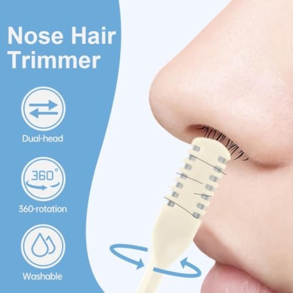 양면 코털 트리머 360 °   회전식 세척 가능 코털 - Nose Hair Trimmer 리뷰 및 가격