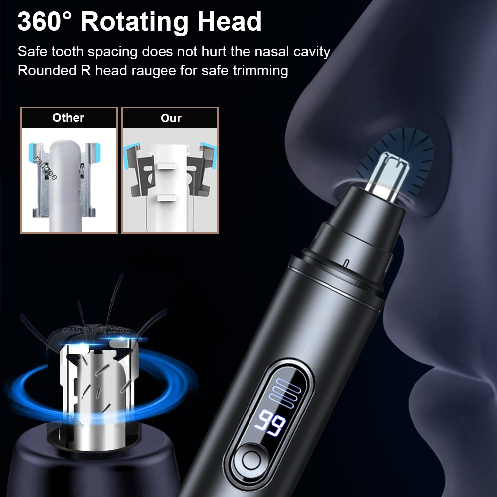 남성용 전기 코털 제거기 휴대용 코 및 귀털 제거기 U - Nose Hair Trimmer 리뷰 및 가격