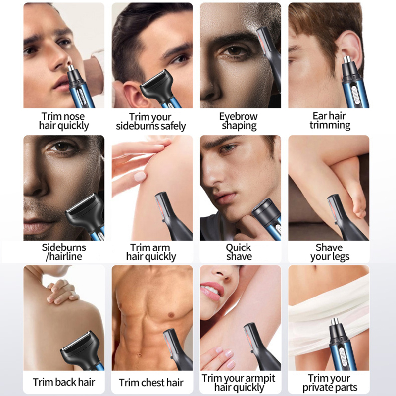남성용 무통증 충전식 눈썹/귀/코털/수염 트리머 4 i - Nose Hair Trimmer 리뷰 및 가격