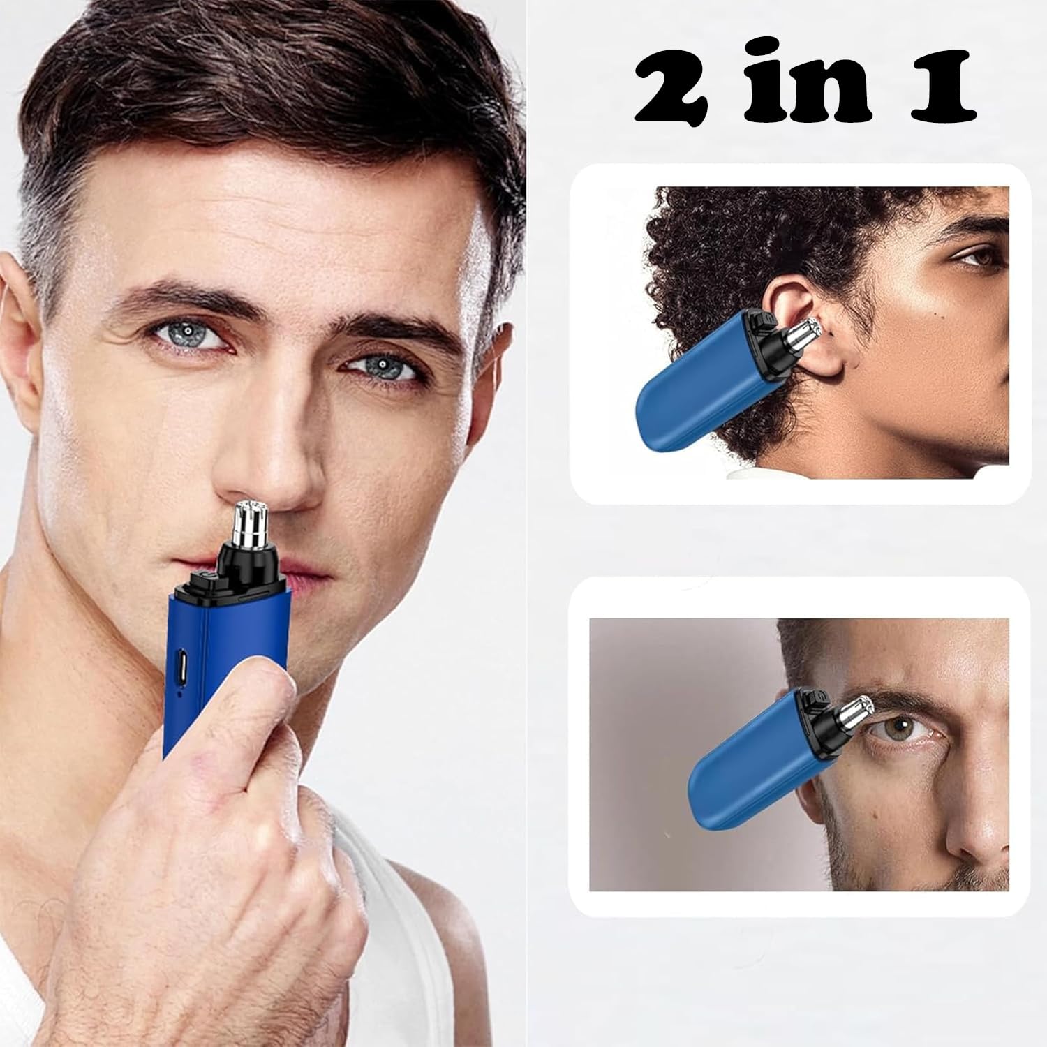 코 귀털 트리머 USB 충전식 남성용 전기 클리퍼 빠른 - Men'S Grooming Haircut 리뷰 및 가격