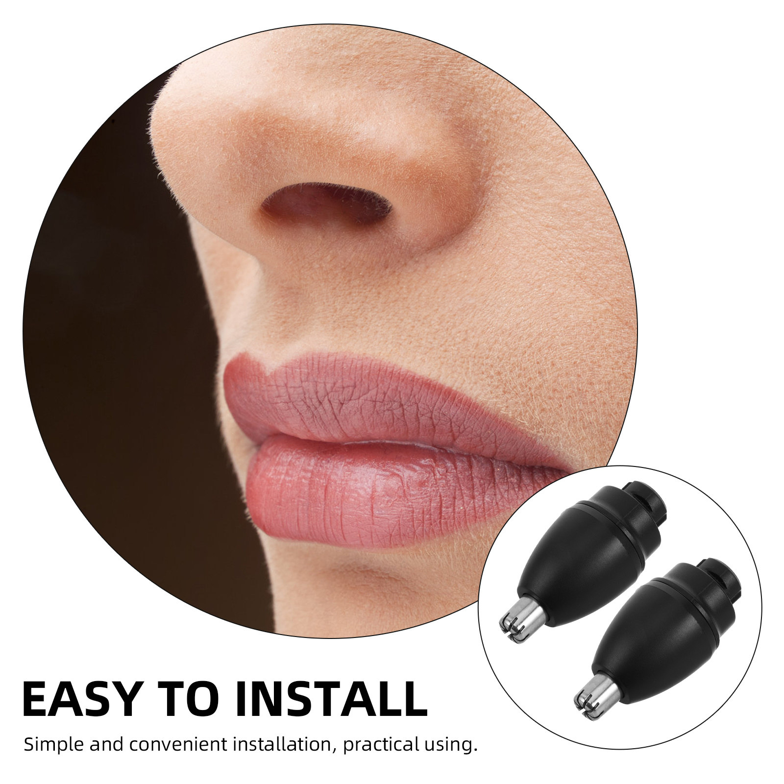 2개입 교체용 헤드 코털 트리머 범용 블레이드 안전 그 - Nose Hair Trimmer 리뷰 및 가격